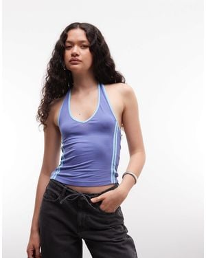 Collusion Sports Halter Neck - Blue