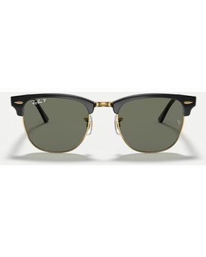 Ray-Ban Clubmaster Sunglasses With Polarised Lens - Green