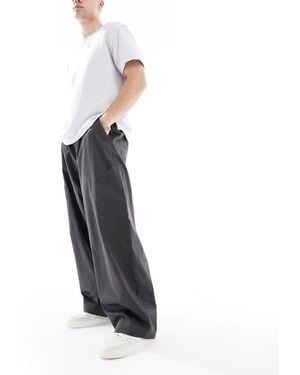 ASOS Oversized Baggy Cargo Trousers - White