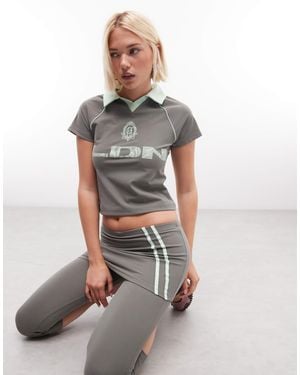 Collusion Football Tshirt - Gray