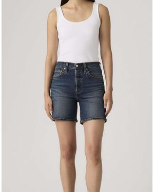 Levi's 501 Mid Thigh Shorts - Blue