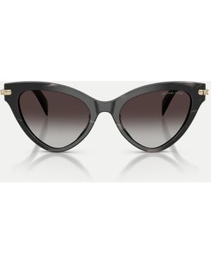 Michael Kors Roanoke cat-eye-sonnenbrillen mit grauen gläsern - Schwarz