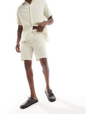 Jack & Jones Co-Ord Texture Short - Natural