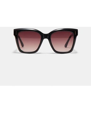 Stradivarius Occhiali Da Sole Cat-Eye Squadrati - Marrone