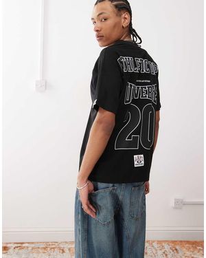 Aape By A Bathing Ape Aape By A Bathing Ape Sports Jersey Logo T-Shirt - Black