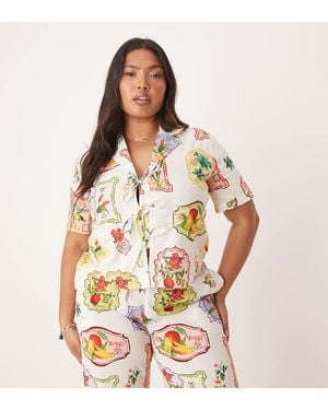 Nobody's Child Harper Tie Detail Shirt - White