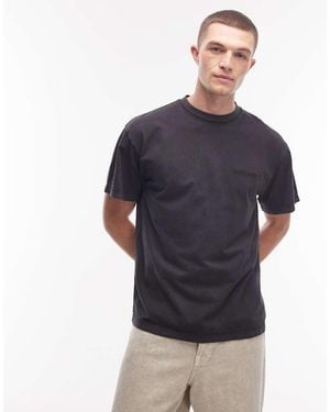 No Problemo 100% Cotton T-shirt With Mini Logo - Blue