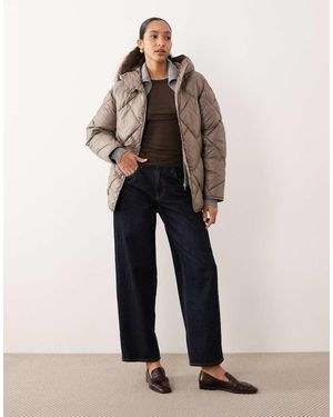 JJXX Quilted Hooded Jacket - Green