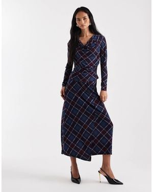 Vero Moda Midi Skirt Co-ord - Blue