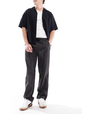 Brave Soul – schmal zulaufende hose aus nylon - Schwarz