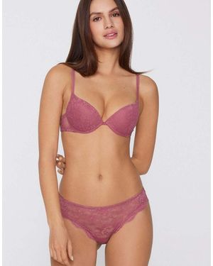 Tezenis Los Angeles Lace Super Push-Up Bra - Red