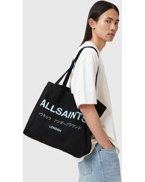 AllSaints – underground – tragetasche - Schwarz