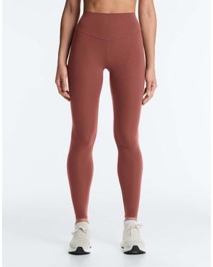 Oysho Comfortlux High-rise Ankle-length leggings - Red