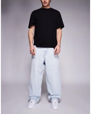 Bershka Super baggy Jean - Blue