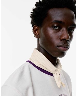 Pull&Bear Foulard bandana à imprimé rayé - cassé - Blanc