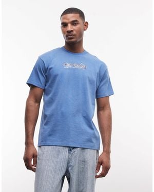 Alma de Ace Athletic Supply Co. Logo T-shirt - Blue