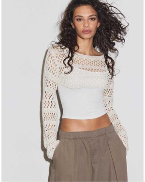 Stradivarius Knit Bolero - Grey