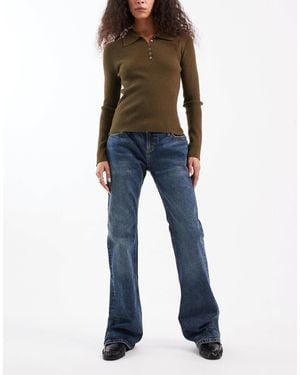 Cotton On Low Rise Bootcut Jeans - Blue