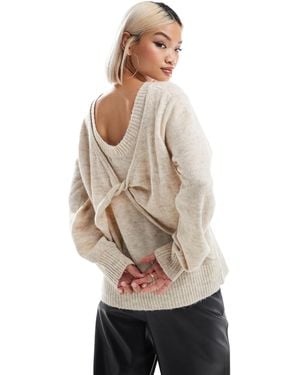 French Connection – strickpullover - Natur