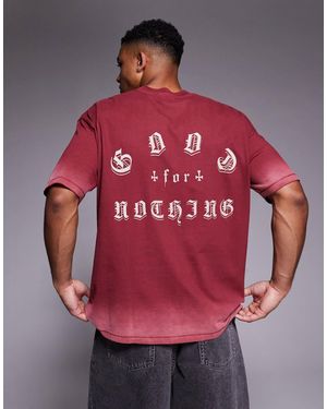 Good For Nothing – oversize-t-shirt - Rot