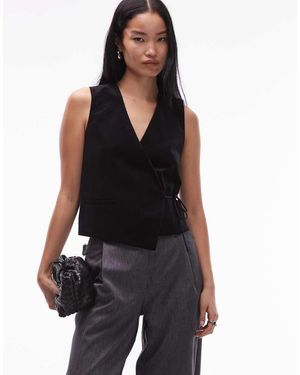ARKET Velvet Vest - Black