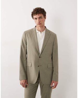 Mango Paris Super Slim Fit Blazer Co-ord - Green