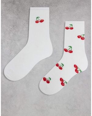 ONLY – 2er-pack socken - Grau