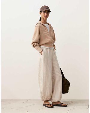 Oysho Pantaloni A Palloncino - Neutro