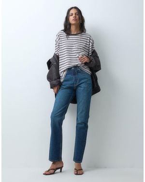 ASOS 90S Straight Leg Jeans - Blue