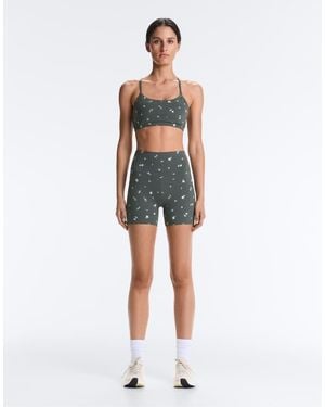 Oysho Evermove High-Rise 10Cm Hot Pant Leggings - Grey
