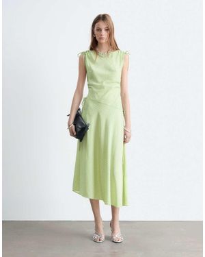& Other Stories Gingham Sun Dress - Green
