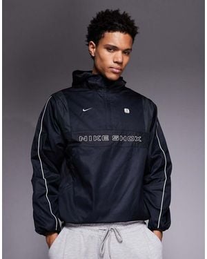 Nike Shox Half Zip Woven Jacket - Blue
