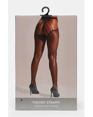 Ann Summers Collants résille à découpes - Noir