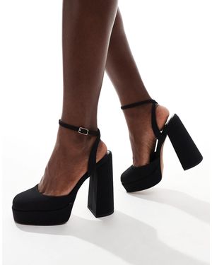 ASOS – pressure – plateau-schuhe - Rot