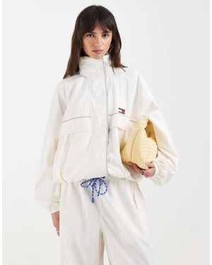 Tommy Hilfiger Windbreaker Jacket Co-Ord - White