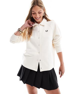 Fred Perry – sweatshirt - Weiß