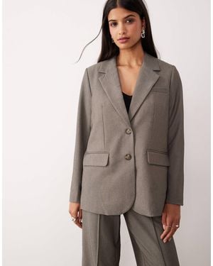 Y.A.S Oversized Blazer - Brown