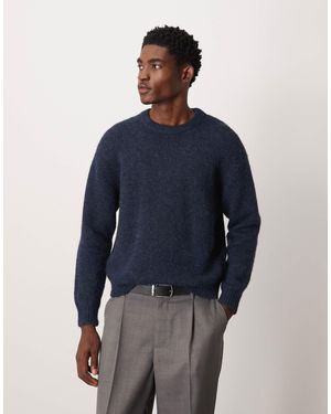 Weekday Pull en laine mélangée - chiné - Bleu