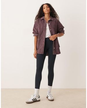 Roxy Heart Into It Ankle Sport Leggings - Natural