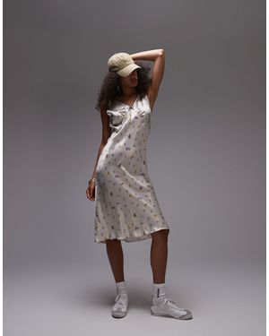 TOPSHOP – trägerkleid - Grau
