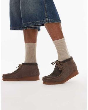 Clarks Wallabee Evo Boot - Blue
