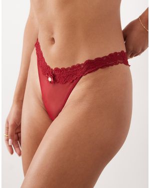 Boux Avenue Jordyn culotte en - Rouge