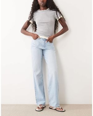 Cotton On 91 - jean droit - laurier - Bleu