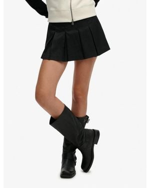 Superdry Mini Pleated Skort - Black