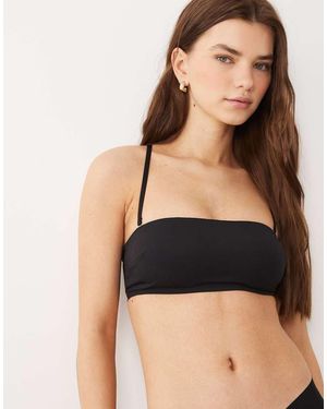 ASOS Carla Smoothing Multiway Bandeau Bra With Removable Pads - Black