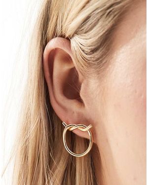 ASOS Orecchini A Bottone Con Design Annodato - Neutro