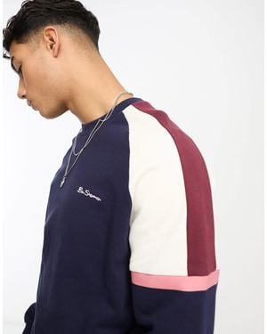 Ben Sherman Crew Neck Jumper - Blue