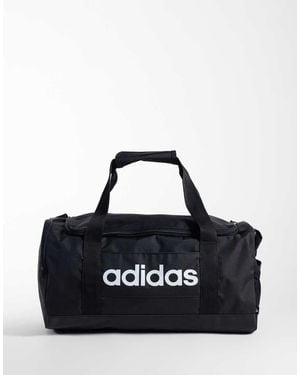 adidas Originals Adidas Training Small Duffle Back With Linear Logo - Black
