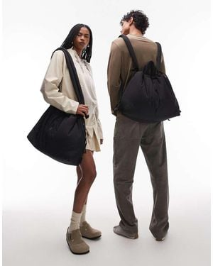 ölend Ona Large Soft Nylon Multiwear Crossbody Bag - Black
