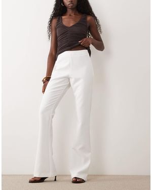 ASOS Tailored Flared Trouser - White